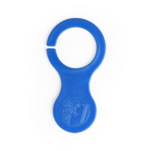 Porte-clés pièce de monnaie - Bleu
