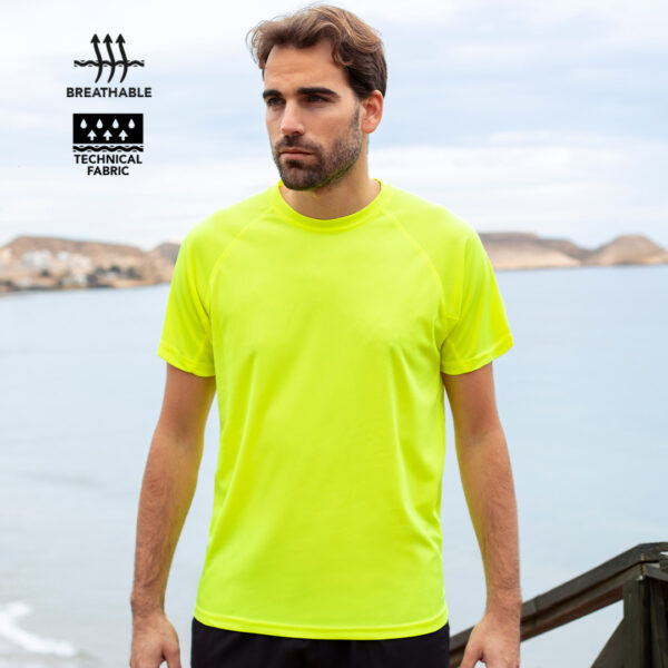 T-Shirt adulte Tecnic Plus - Jaune