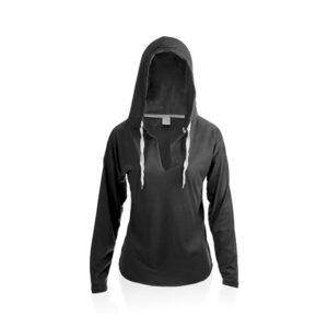 Sweat à capuche Yuk - Noir