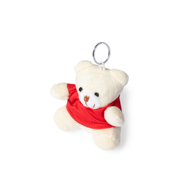 Porte-clés en peluche - Rouge – Image 3