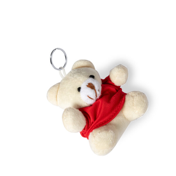 Porte-clés en peluche - Rouge – Image 4