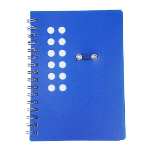Bloc Notes PVC - Bleu