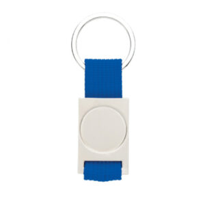 Porte-clés en métal - Bleu