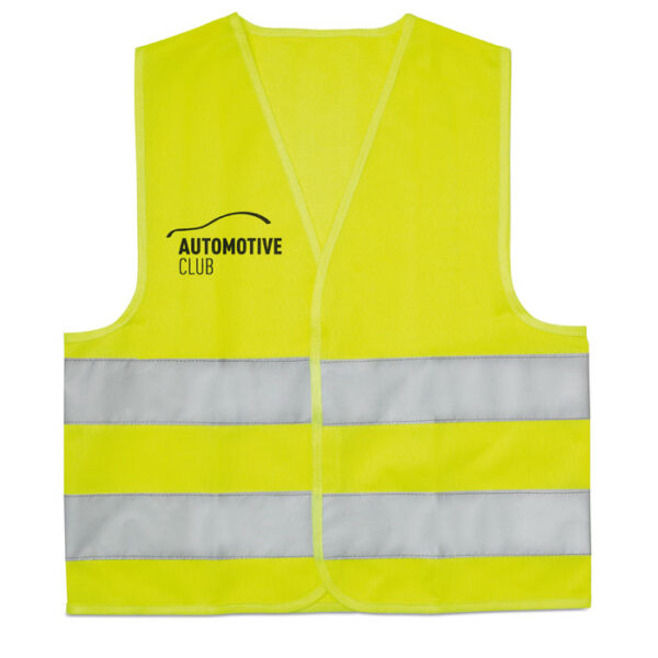 Gilet haute visibilité pour enfants - Jaune – Image 2