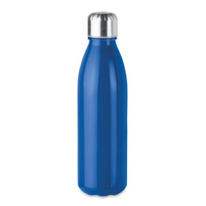 Bouteille en verre de 650 ml - Bleu roi
